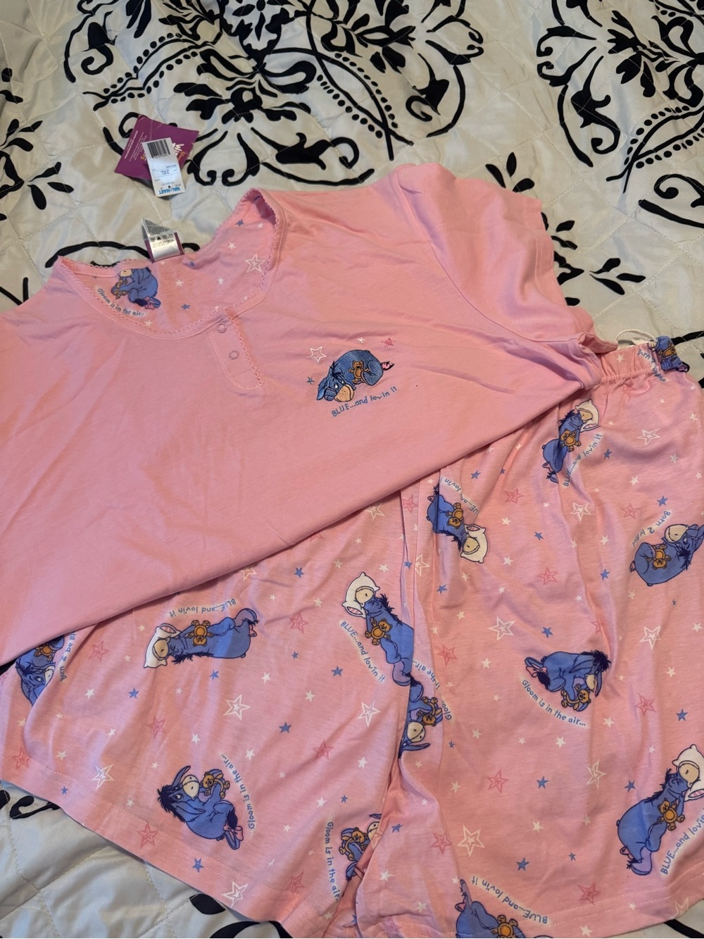 Disney Pink Eeyore Pajama Set
